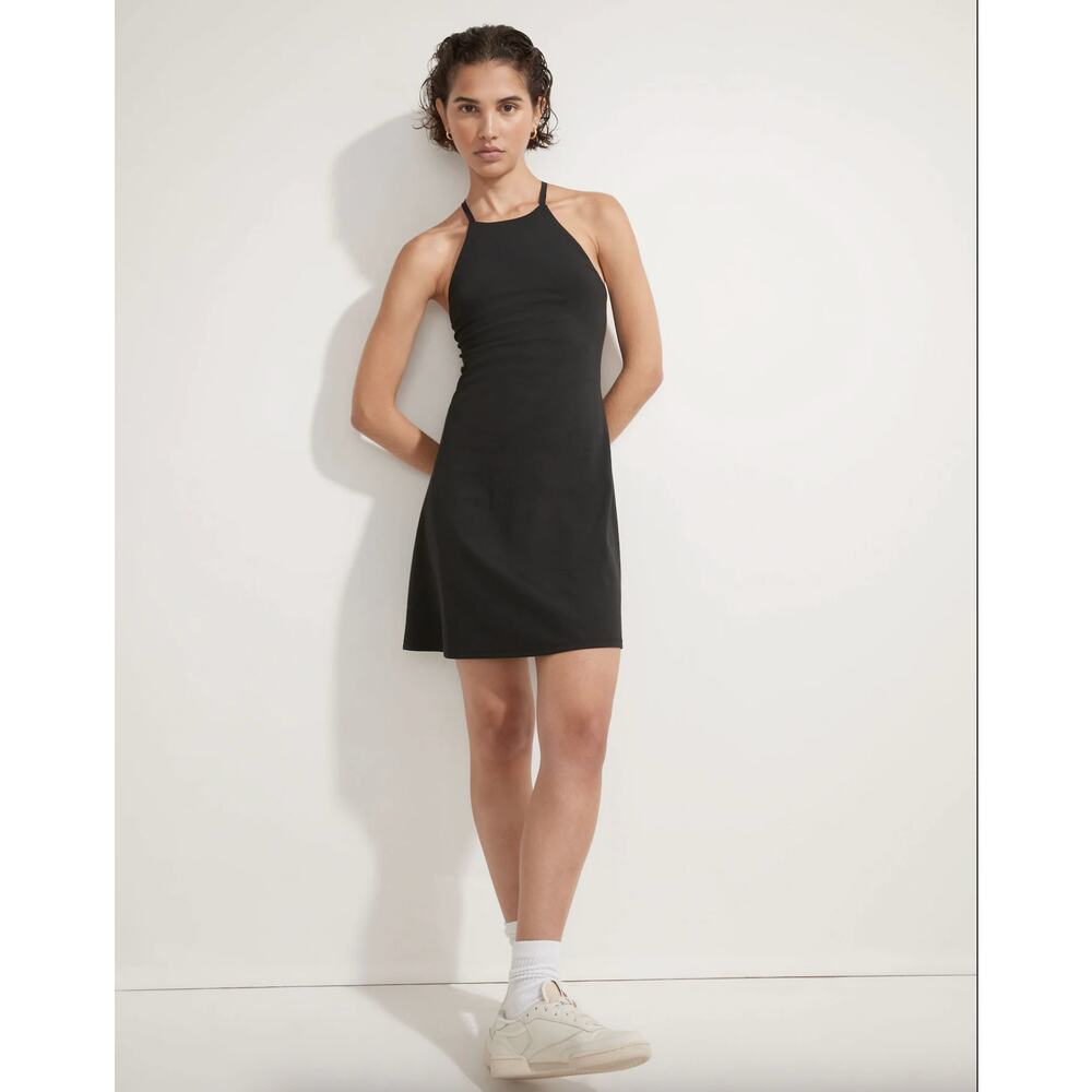 Madewell Flex Fitness Dress Black ND880 Size S - Picture 2 of 11